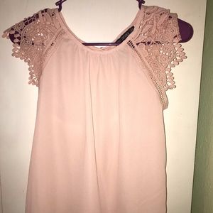 Pink Lace Top